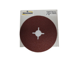 Krążki fibrowe 125x22 MAGMA - 25 szt. - P40